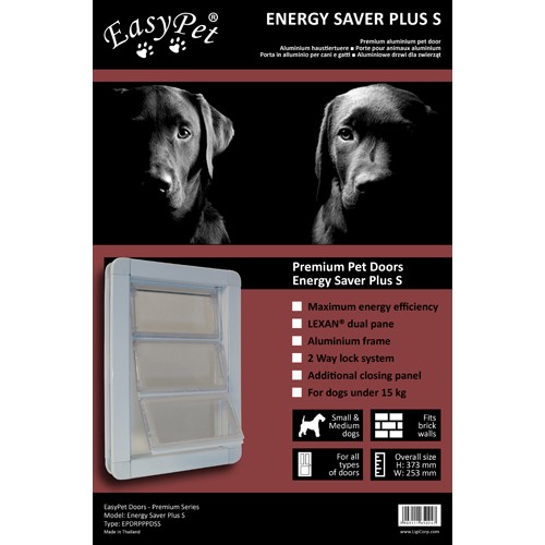 Szczelne aluminiowe drzwiczki dla psów - marka EasyPet Doors